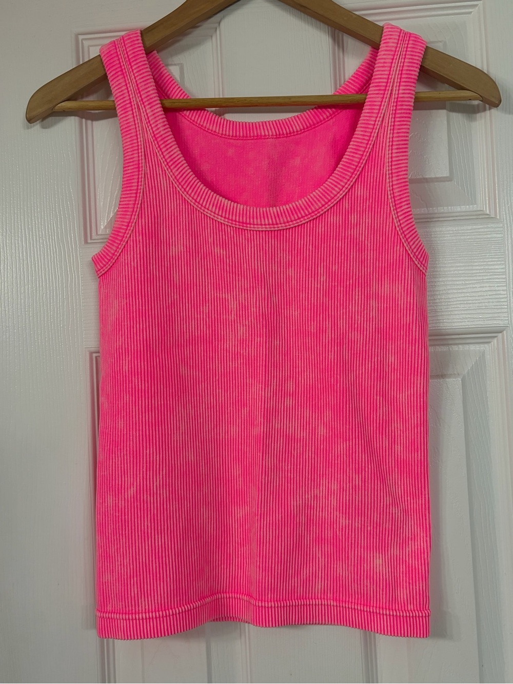 Zenana Women’s Ribbed Tank Top - Hot Pink